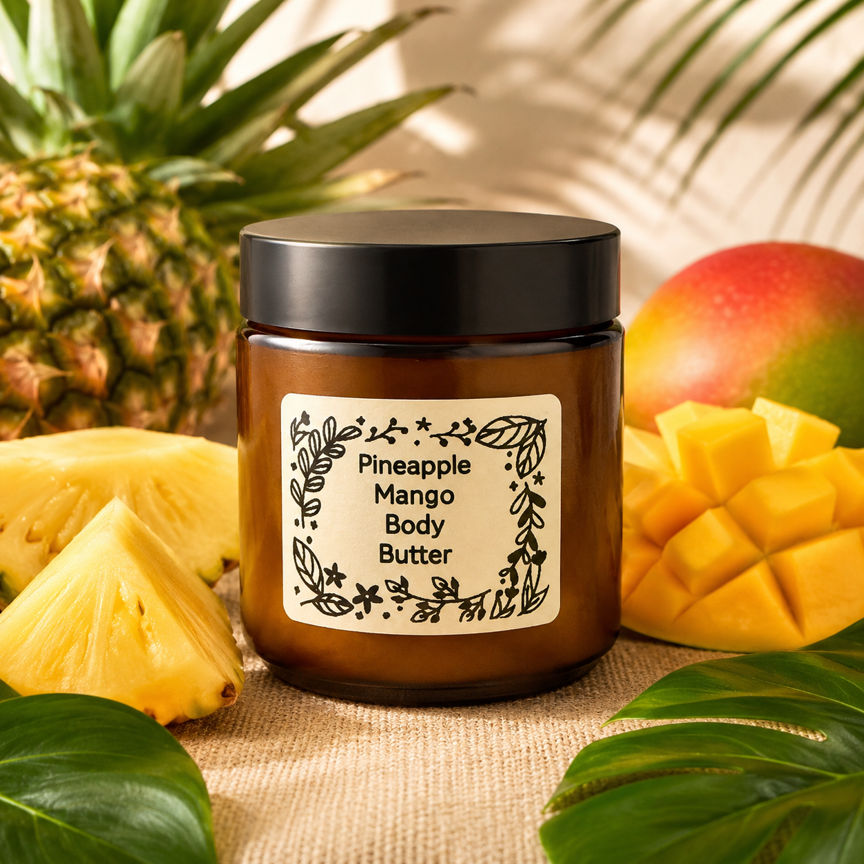 Pineapple Mango Body Butter 4 oz Jar