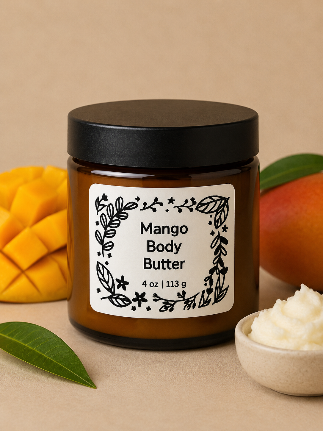 Mango scented body butter