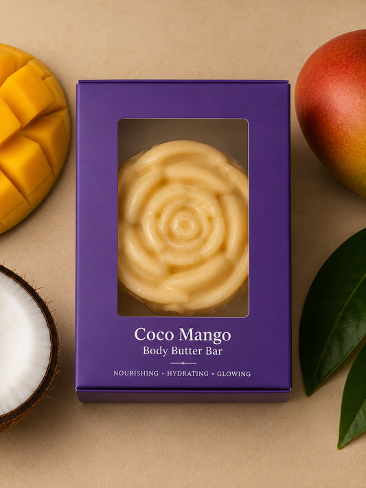 Coco Mango scented body butter bar